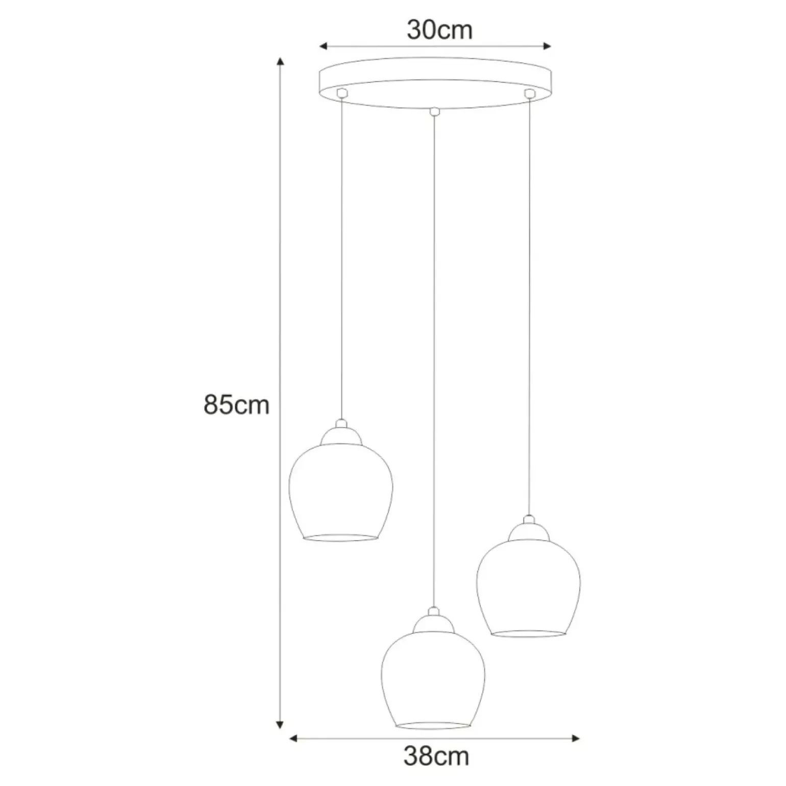 Hot Stylowa lampa wisząca ze złotymi elementami K-5606 z serii TULA Żyrandole Nowoczesne