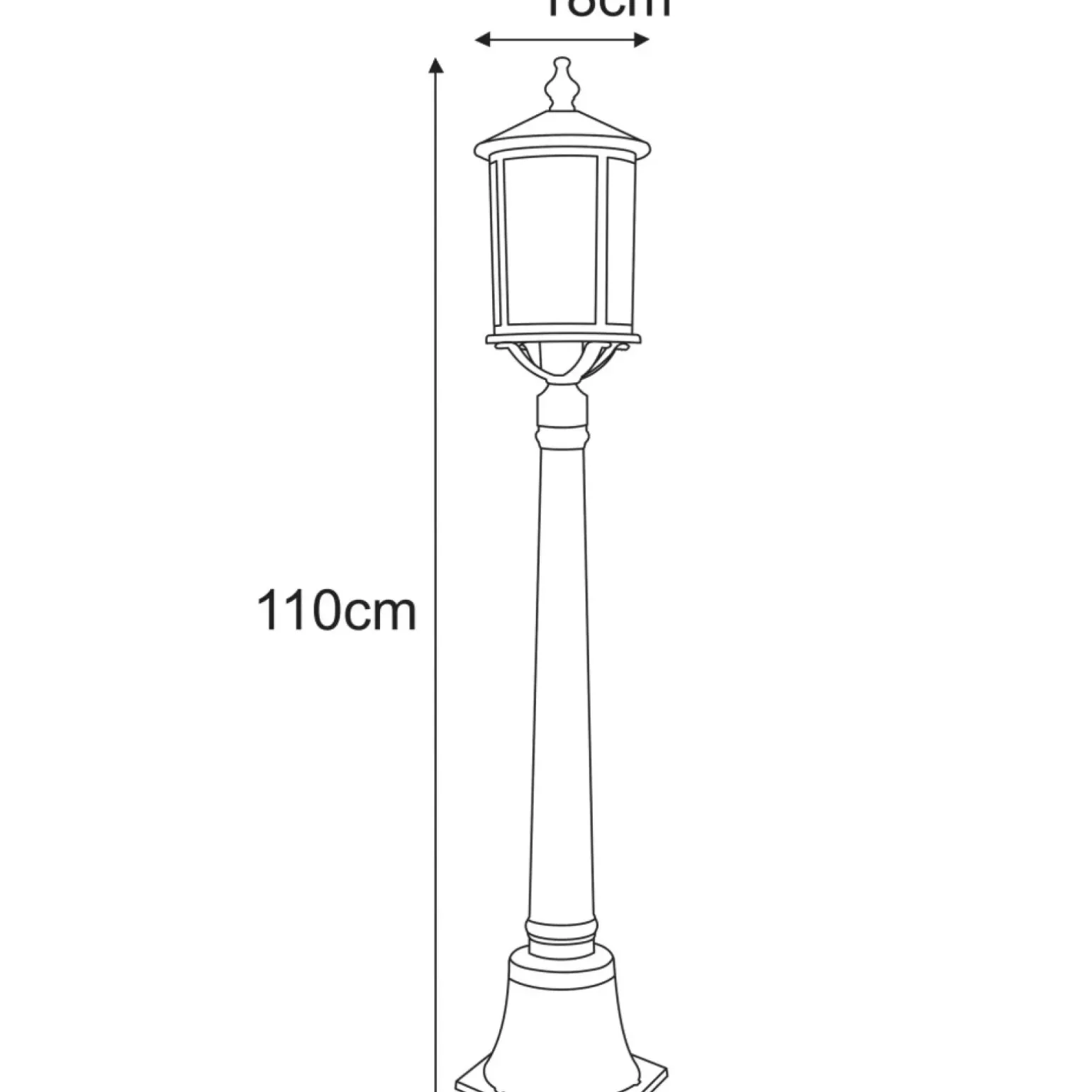 Sklep Kaja Stylowa lampa zewnętrzna do oświetlenia ogrodu K-8217 z serii CHICAGO