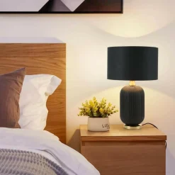 Sklep Kaja Stylowa lampka do eleganckiej sypialni LP-1515/1T BIG z serii TAMIZA