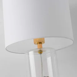 Sklep Kaja Stylowa lampka do eleganckiego salonu LP-818/1T WH z serii SUNFLOWER