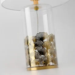 Sklep Kaja Stylowa lampka do eleganckiego salonu LP-818/1T WH z serii SUNFLOWER