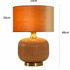 Sklep Kaja Stylowa lampka do sypialni LP-1515/1T SMALL GOLD TAMIZA | Kaja