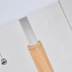 Sklep Kaja Stylowa lampka nocna z abażurem LP-0304/2T WH FOGO | Kaja Oświetlenie