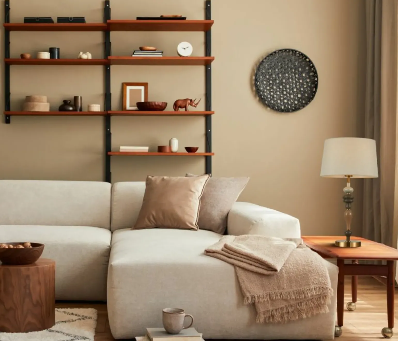 Sklep Kaja Stylowa lampka stołowa do salonu TB-84678-AB MOREN | Kaja Oświetlenie