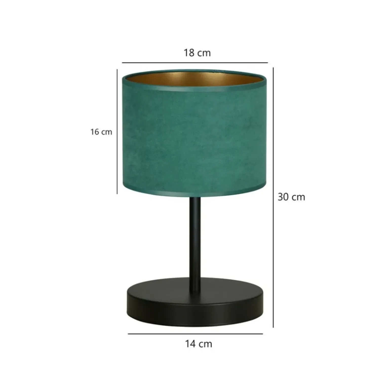 Sklep Kaja Stylowa lampka stołowa, idealna do sypialni 1051/LN1 HILDE | Kaja