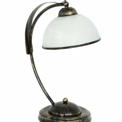 Sklep Kaja Stylowa lampka stołowa, kolor patyny LX 4041 KORFU | Kaja Oświetlenie