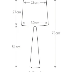 Sklep Kaja Stylowa lampka stołowa, nocna ASCENT-TL-PN z serii ASCENT