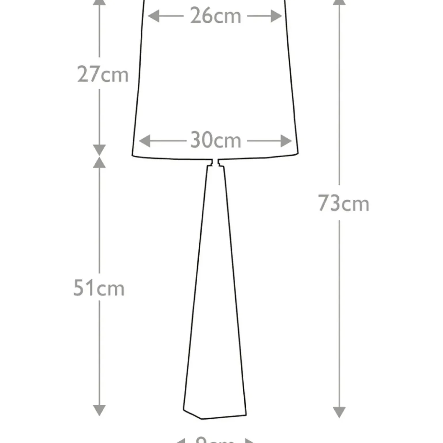 Sklep Kaja Stylowa lampka stołowa, nocna ASCENT-TL-PN z serii ASCENT