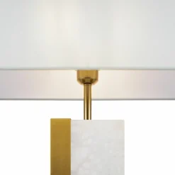 Sklep Kaja Stylowa lampka stołowa z podstawą z alabastru Z031TL-01BS BIANCO