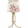Sklep Kaja Stylowa lampka z kwiatowym abażurem JUP 1286 SARA | Kaja Oświetlenie