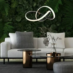 Sklep Kaja Stylowa, ledowa lampa sufitowa, wstążka MX9717-1-3BCD INDIGO | Kaja