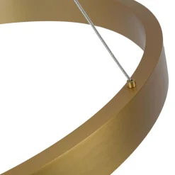 Best Sale Stylowa, ledowa lampa wisząca LP-033/1P S GD TRIANGLE z serii MIDWAY Żyrandole Nowoczesne