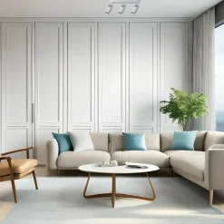 Best Stylowa listwa sufitowa z ruchomymi reflektorami ML0289 NEO | Kaja Żyrandole Nowoczesne