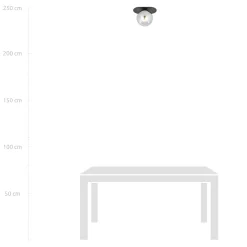 Sklep Kaja Stylowa, punktowa lampa sufitowa, mała kula 1119/1 PLAZA | Kaja