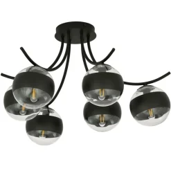 Shop Stylowa, rozłożysta lampa sufitowa do salonu 1111/6 BOSTON | Kaja Żyrandole Nowoczesne