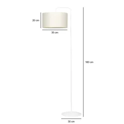 Sklep Kaja Stylowa, subtelna lampa stojąca do salonu 572/1 TRAPO | Kaja