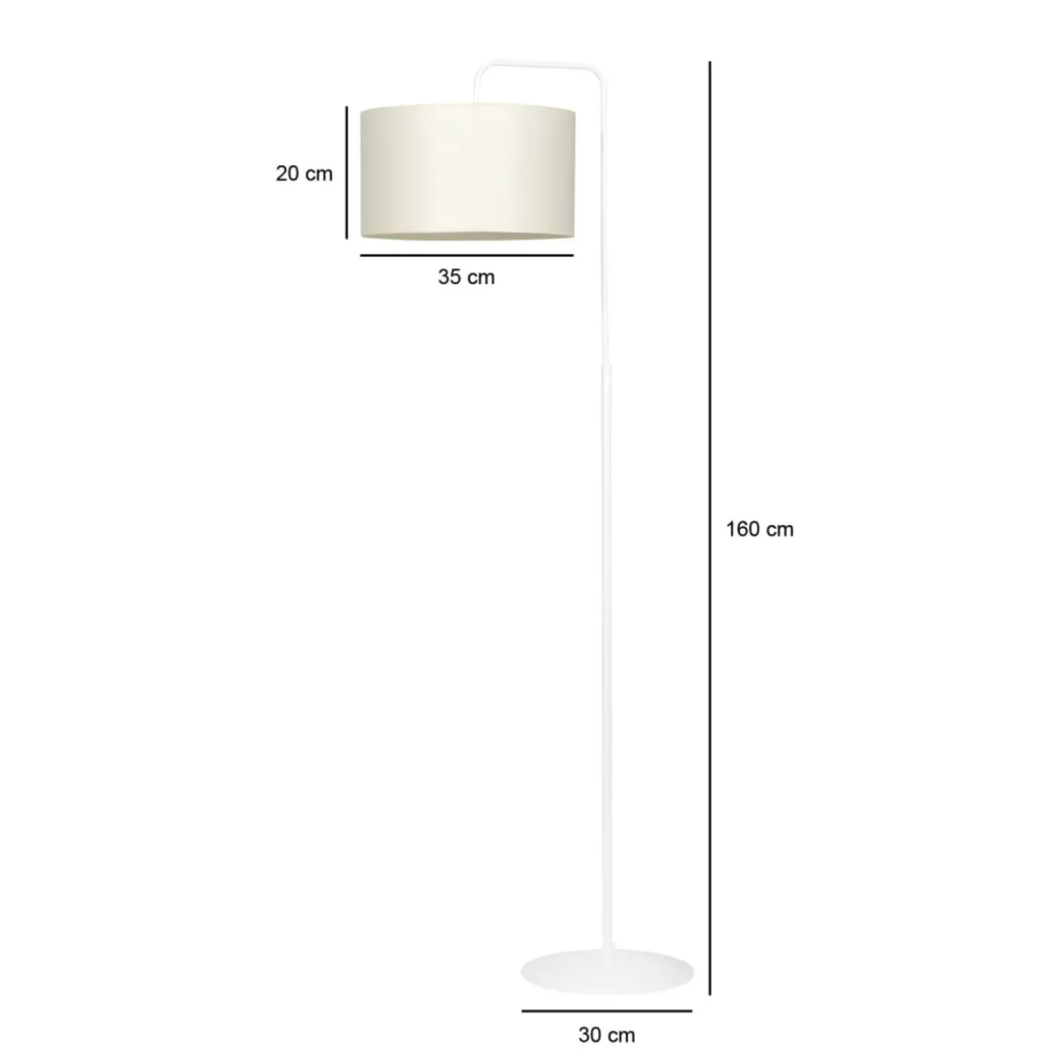Sklep Kaja Stylowa, subtelna lampa stojąca do salonu 572/1 TRAPO | Kaja
