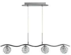 Flash Sale Stylowa, szeroka lampa wisząca 34-85750 STARLET | Kaja Oświetlenie Żyrandole Nowoczesne