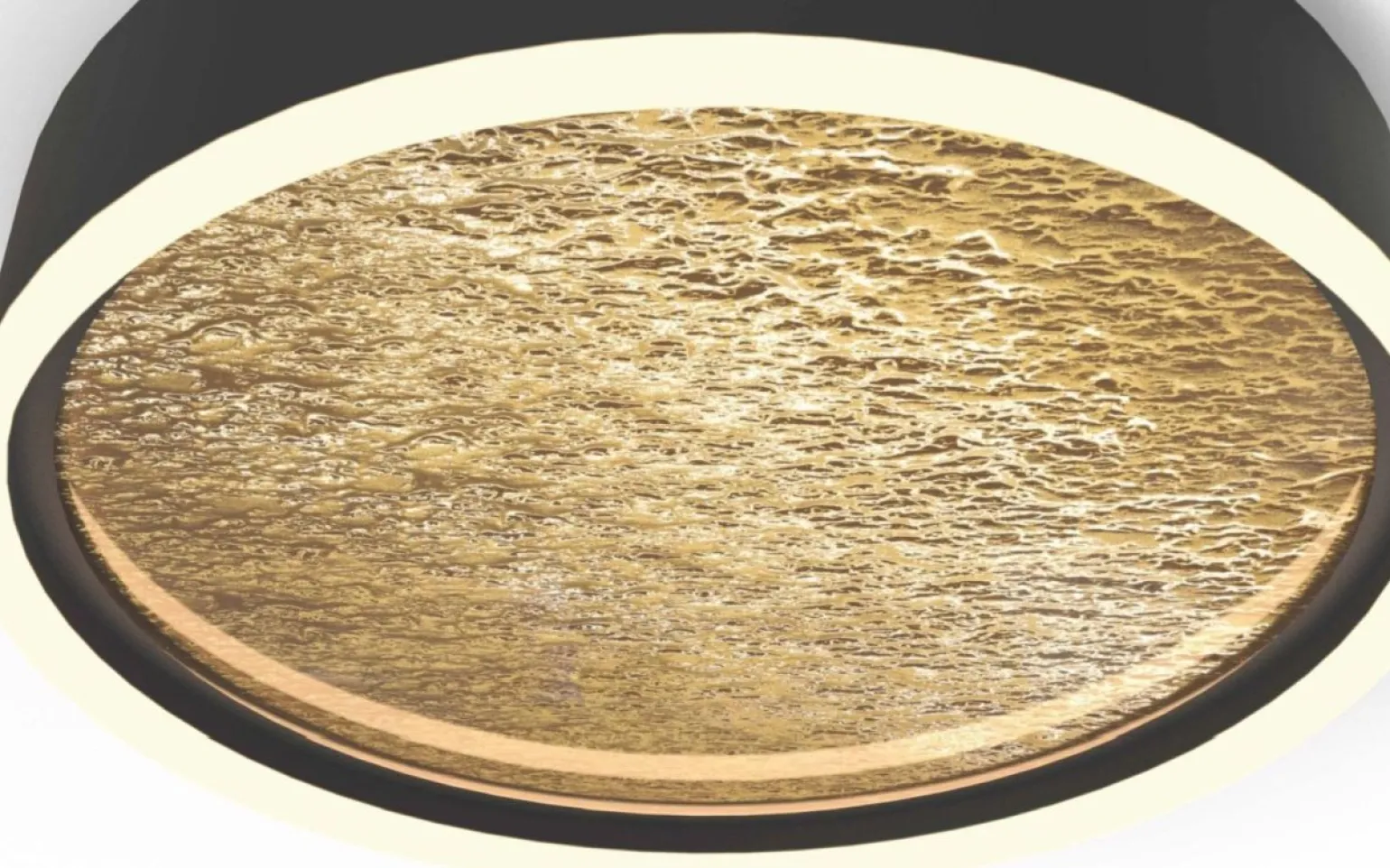 Sklep Kaja Stylowy plafon LED, złote wnętrze WF 9002-104L BORDEAUX | Kaja