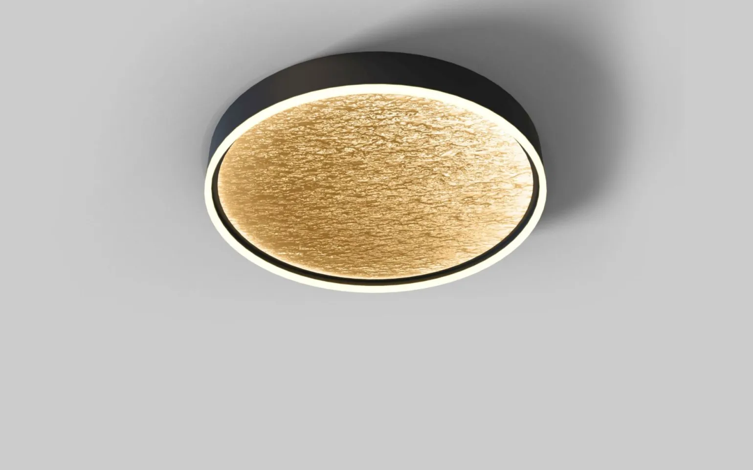 Sklep Kaja Stylowy plafon LED, złote wnętrze WF 9002-104L BORDEAUX | Kaja