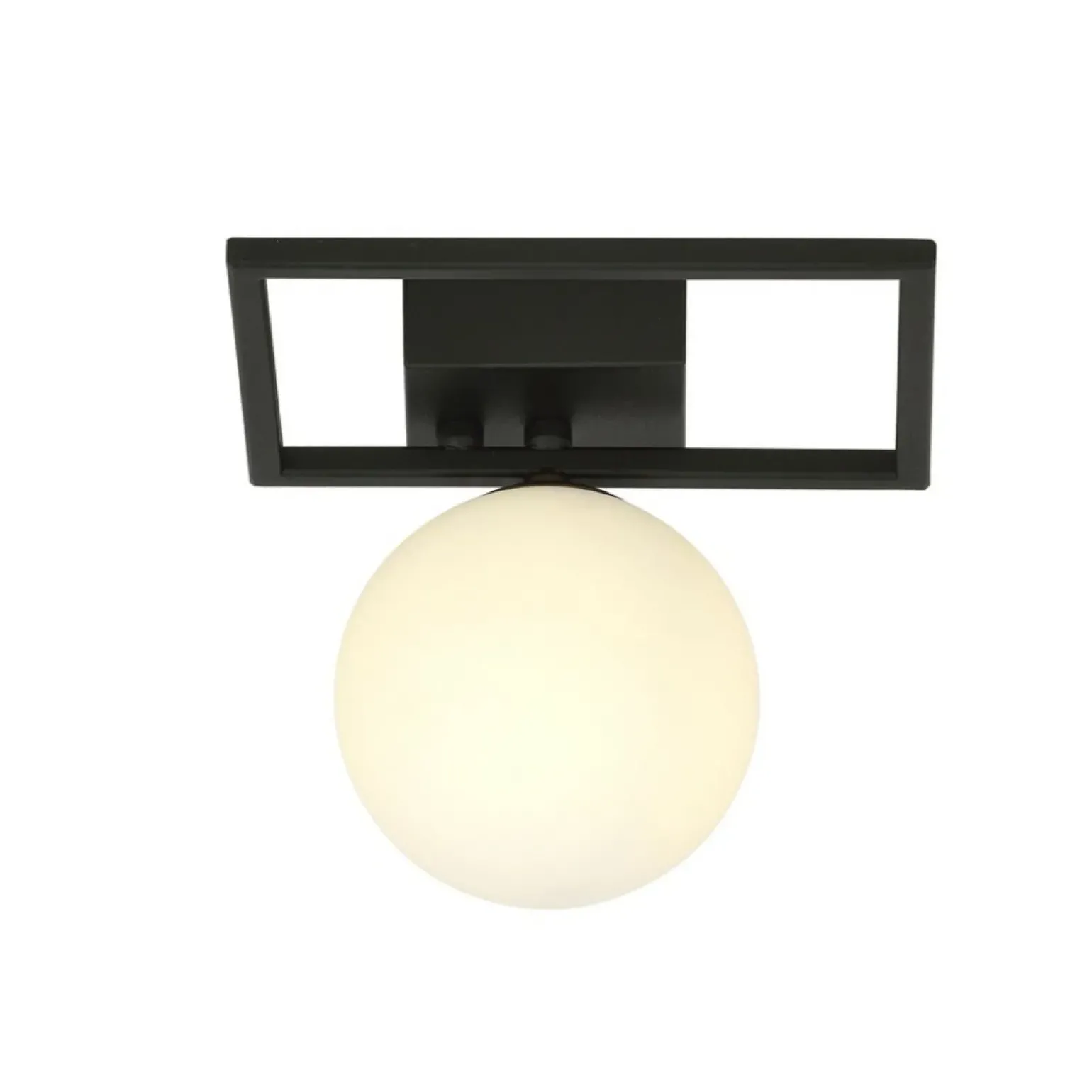 Sklep Kaja Stylowy, pojedynczy plafon z białym kloszem 1130/1E IMAGO | Kaja