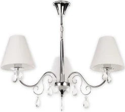 Sklep Kaja Stylowy żyrandol do sypialni O1963 CH BIA VELIO | Kaja Oświetlenie