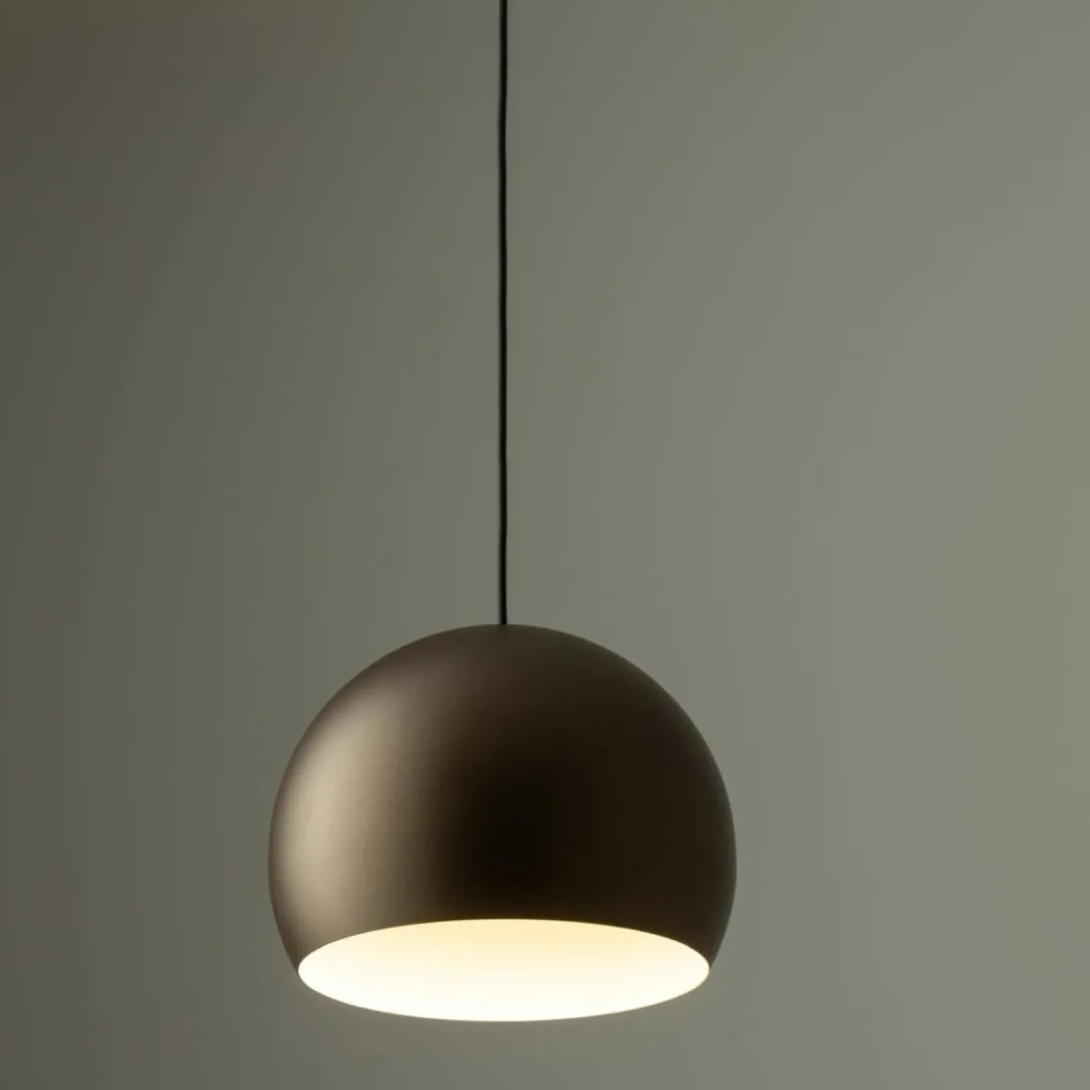 Fashion Subtelna, brązowa lampa wisząca do sypialni 10293 CANDY | Kaja Żyrandole Nowoczesne