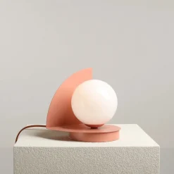 Sklep Kaja Subtelna, dziewczęca lampka nocna ⌀14cm 1125B11 z serii LOOP | Kaja Oświetlenie