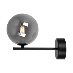 Sklep Kaja Subtelna lampa ścienna, grafitowy kinkietK-5558 z serii DO