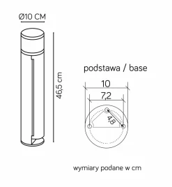 Sklep Kaja Słupek oświetleniowy z gniazdami elektrycznymi EL3113 z serii ELBORN | Kaja Oświ