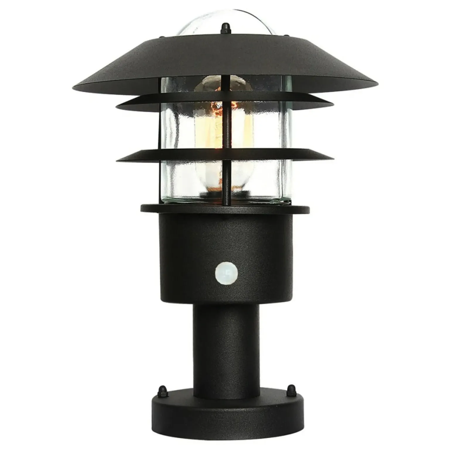 Sklep Kaja Słupek z czujnikiem ruchu HELSINGOR-PIR-PED-BK z serii HELSINGOR