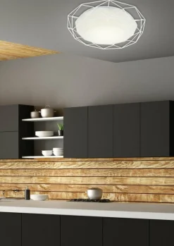 Sklep Kaja SVEN LAMPA SUFITOWA PLAFON 43 24W LED 3000K BIAŁY