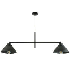 Best Symetryczna, podwójna lampa sufitowa z metalu 1211/2 z serii MAVERICK Żyrandole Nowoczesne