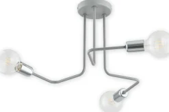 Store Szara, designerska lampa sufitowa O2743 W3 SZA PIXI | Kaja Oświetlenie Żyrandole Nowoczesne