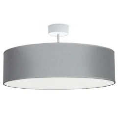 Discount Szara, klasyczna lampa sufitowa, na duży gwint 7960 | Kaja Oświetlenie Żyrandole Nowoczesne