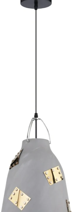 New Szara lampa na regulowanym zwisie 31-43269 PATCH | Kaja Oświetlenie Żyrandole Nowoczesne