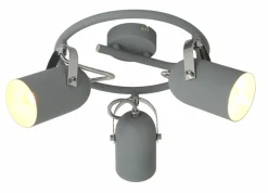 Shop Szara lampa sufitowa do sypialni 98-66497 GRAY | Kaja Oświetlenie Żyrandole Nowoczesne