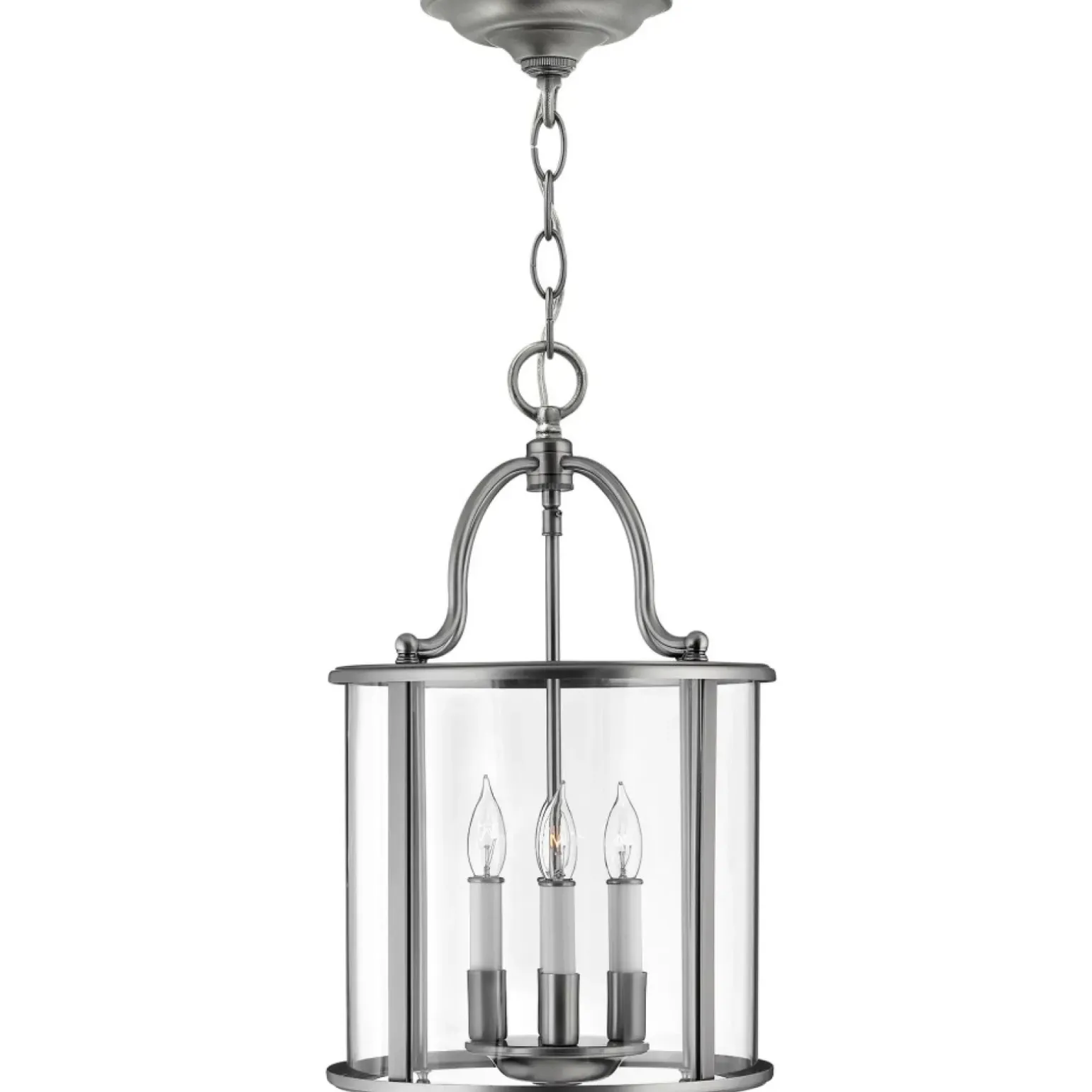 Sklep Kaja Szara lampa wisząca, do jadalni HK-GENTRY-P-M-PW z serii GENTRY