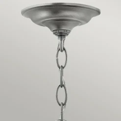 Sklep Kaja Szara lampa wisząca, do jadalni HK-GENTRY-P-M-PW z serii GENTRY