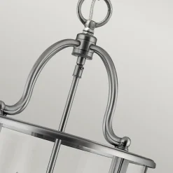 Sklep Kaja Szara lampa wisząca, do jadalni HK-GENTRY-P-M-PW z serii GENTRY