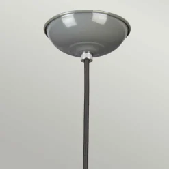 Clearance Szara lampa wisząca, regulowana FRANKLIN-P-GY z serii FRANKLIN Żyrandole Nowoczesne