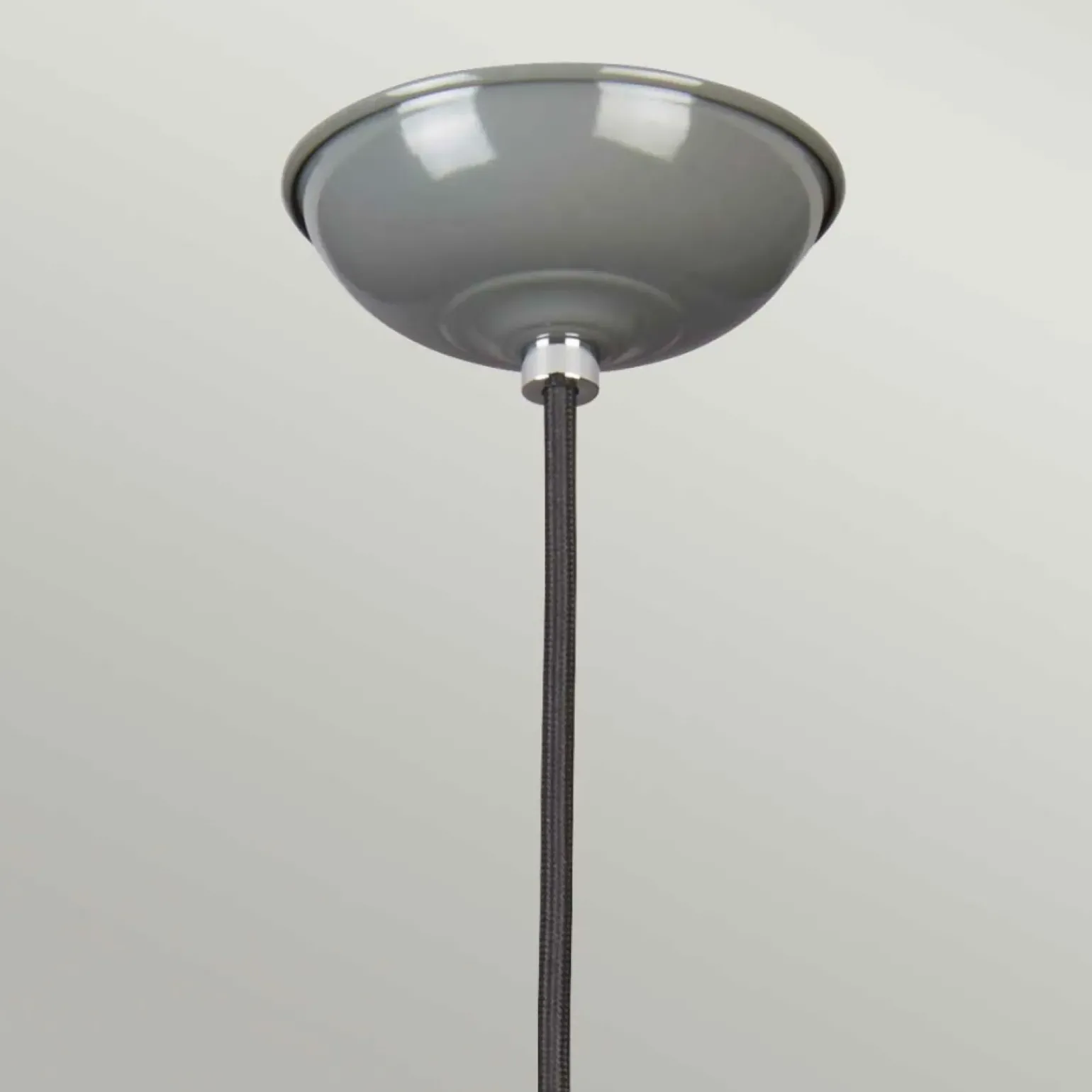 Clearance Szara lampa wisząca, regulowana FRANKLIN-P-GY z serii FRANKLIN Żyrandole Nowoczesne