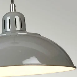 Clearance Szara lampa wisząca, regulowana FRANKLIN-P-GY z serii FRANKLIN Żyrandole Nowoczesne