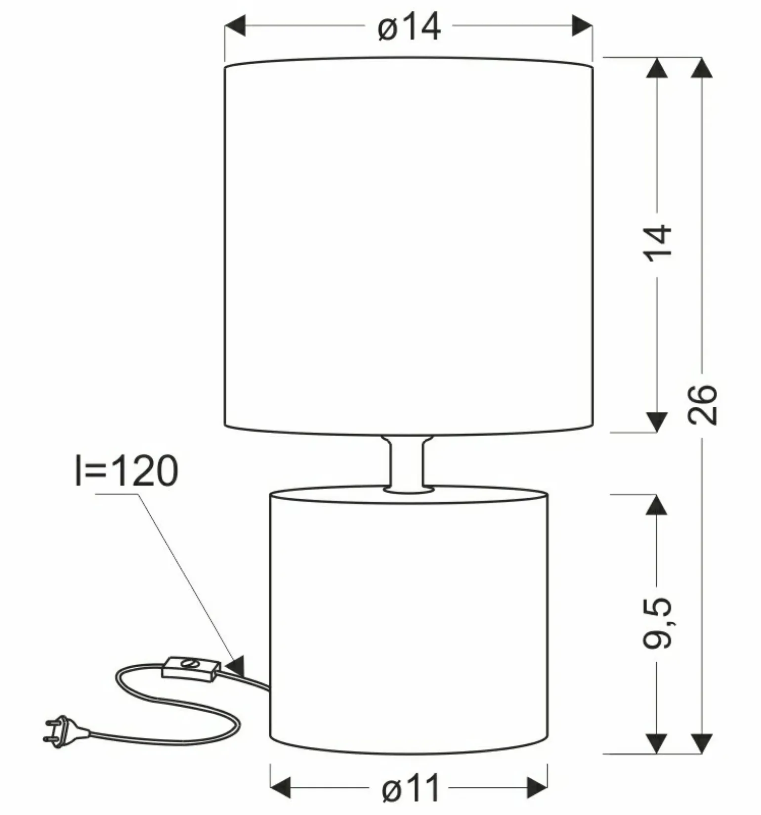 Sklep Kaja Szara lampka nocna do klasycznej sypialni 41-24398 z serii DINA | Kaja Oświetlen