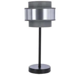 Sklep Kaja Szara lampka stołowa z podwójnym abażurem 41-18465 z serii HARE | Kaja Oświetlen