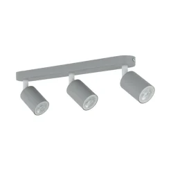 Store Szara listwa sufitowa z 3 reflektorami TK 10242 LIVIA GRAY | Kaja Żyrandole Nowoczesne