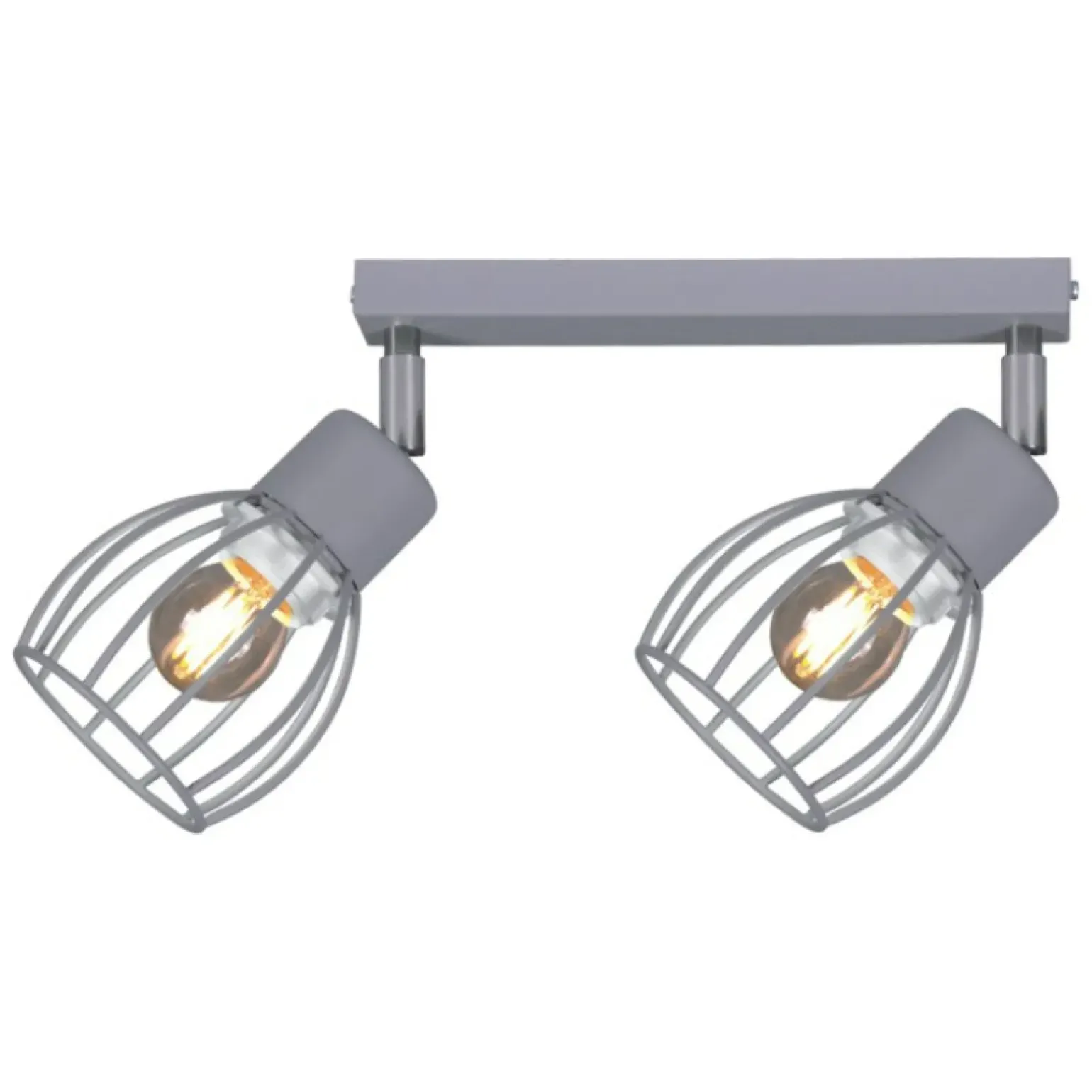 Fashion Szara listwa sufitowa z reflektorami K-4585 MIKA GRAY | Kaja Żyrandole Nowoczesne