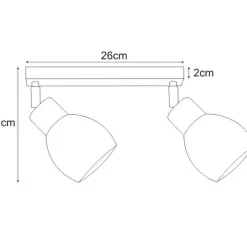 Fashion Szara listwa sufitowa z reflektorami K-4585 MIKA GRAY | Kaja Żyrandole Nowoczesne