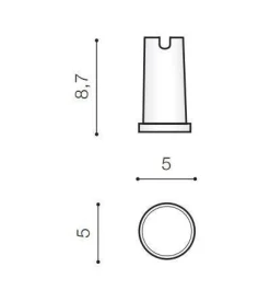 Sklep Kaja Szara oprawa elewacyjna wpuszczana LED AZ4464 ALF | Kaja Oświetlenie
