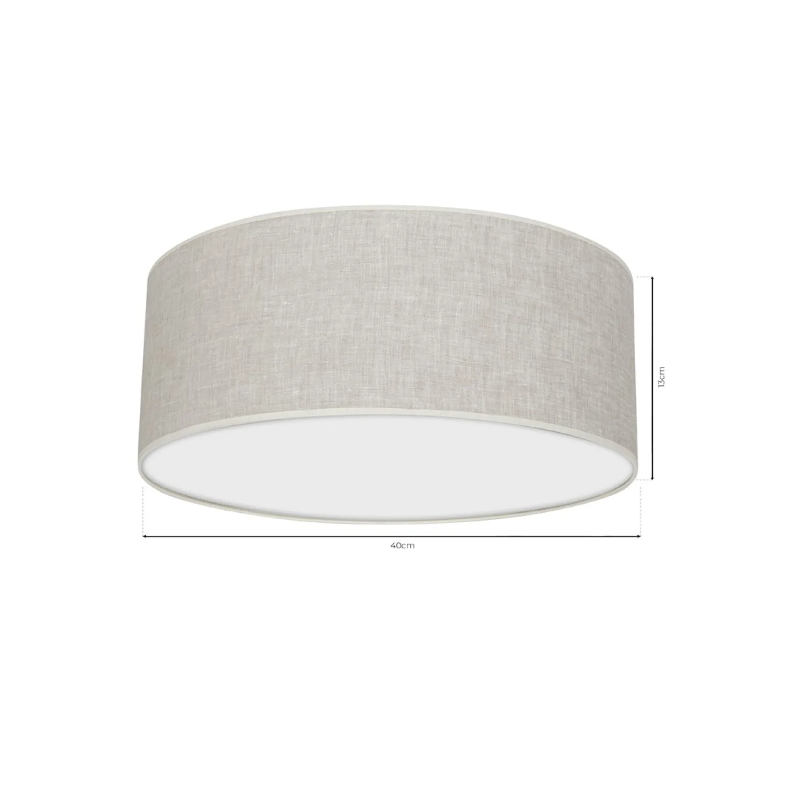 Sklep Kaja Szary plafon, lampa sufitowa, kształt koła MLP7498 z serii LINO | Kaja Oświetlen